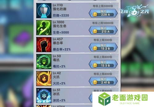 《飞翔之光》前期养成攻略：萌新角色属性养成指南！
