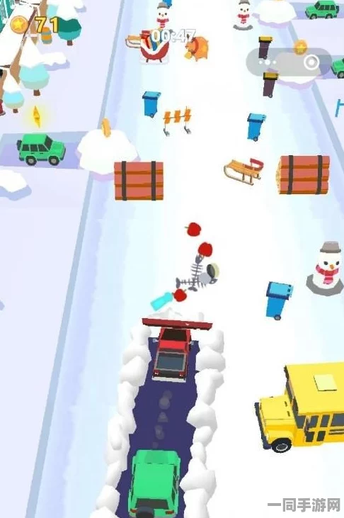 清理积雪休闲游戏冬日火爆上线，下载量飙升成全民新宠