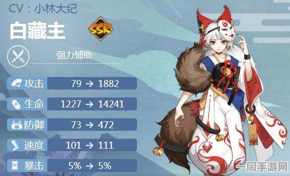 阴阳师高手必备，白藏主御魂搭配、核心属性及技能强化全攻略