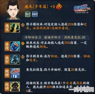 火影忍者手游新手全方位进阶指南，36字以上攻略助你快速成长