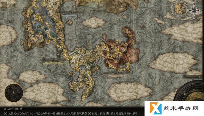 艾尔登法环地图全貌图高清图三