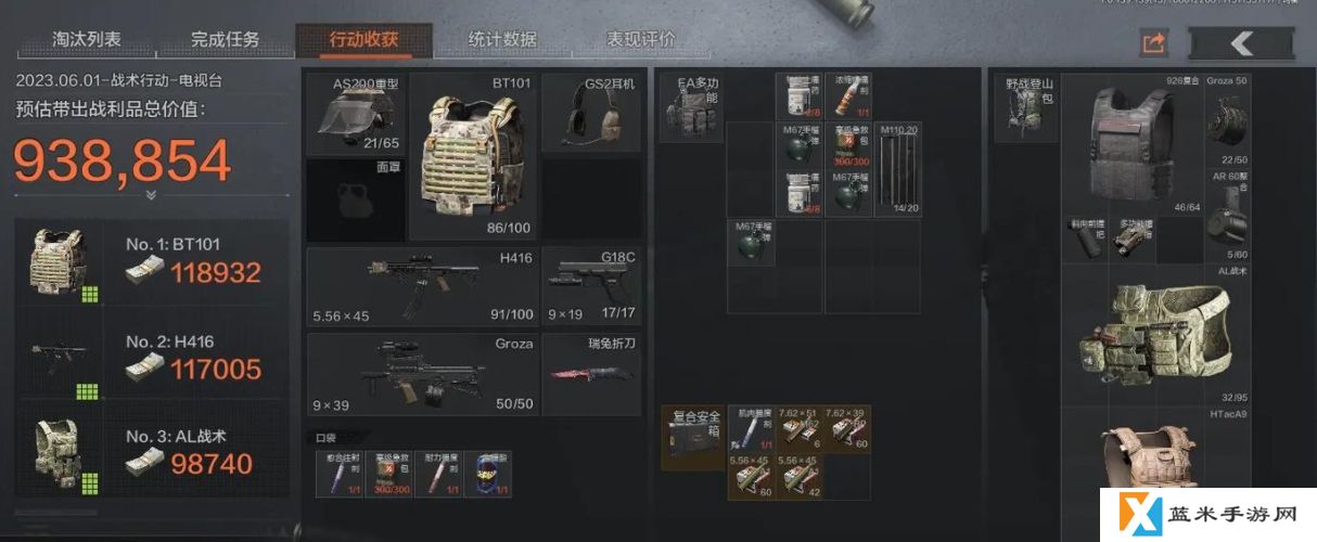 暗区突围六级甲有什么推荐