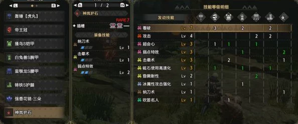 怪物猎人崛起，全饰品技能效果深度解析与36+珠子收集打造最强猎人攻略