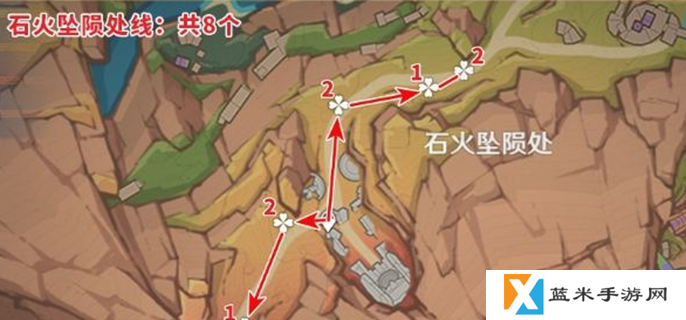 原神云岩裂叶分布图图四