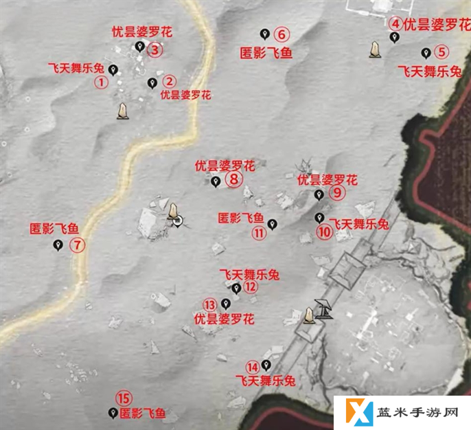 燕云十六声河西蹊跷全收集位置图图四