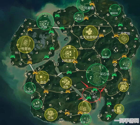 和平精英雨林地图洞穴全攻略，揭秘最佳战术与隐秘点位，助你雨林称霸之路