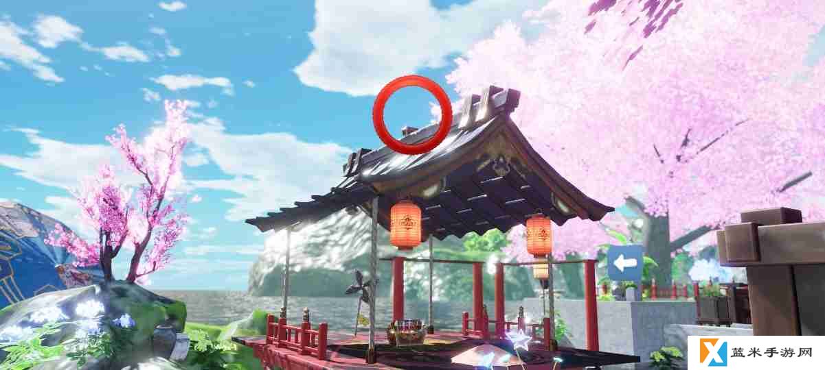 开放空间樱花长廊隐藏宝箱在哪里