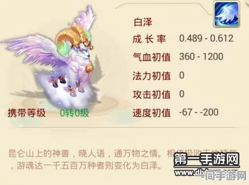 大话西游手游白虎珍稀神兽，深度解析技能与实战价值