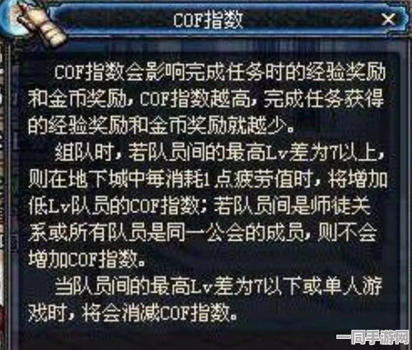 DNF玩家攻略，单刷图对降低COF指数的有效性及实战技巧