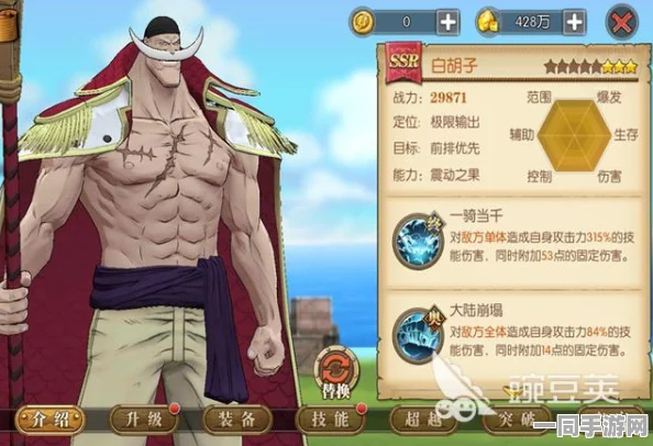 航海王燃烧意志，年轻白胡子角色深度剖析及实战热议详解